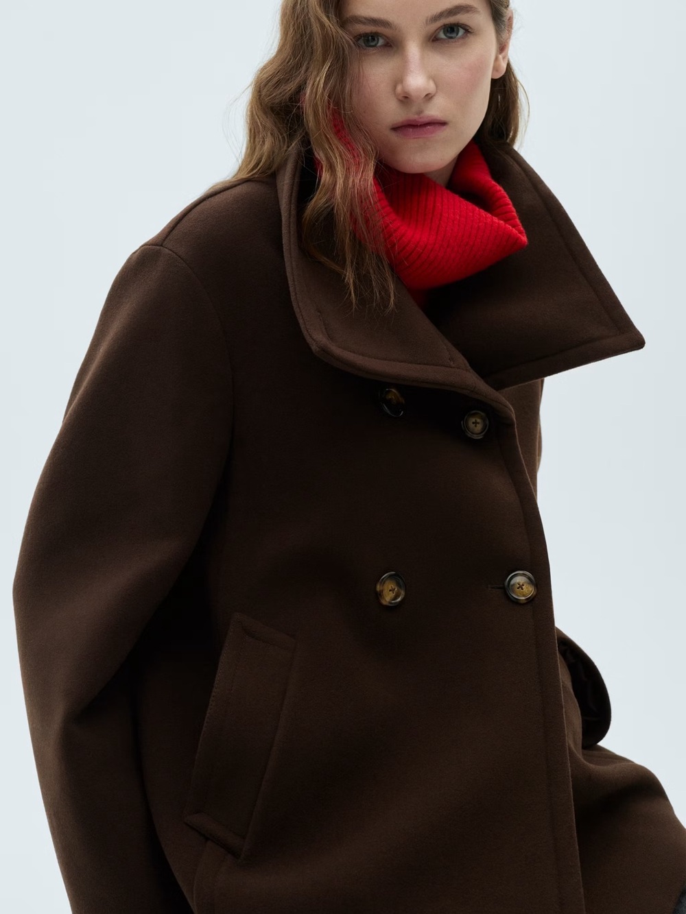 Mango Virgin Wool Coat